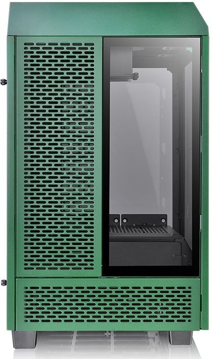 Корпус Thermaltake The Tower 100 Racing Green черный без БП miniITX 1x120mm 3x140mm 2xUSB3.0 audio bott PSU — фото 3