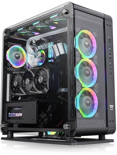 Корпус Thermaltake Core P6 TG черный без БП ATX 13x120mm 8x140mm 2xUSB2.0 2xUSB3.0 audio bott PSU — фото 3