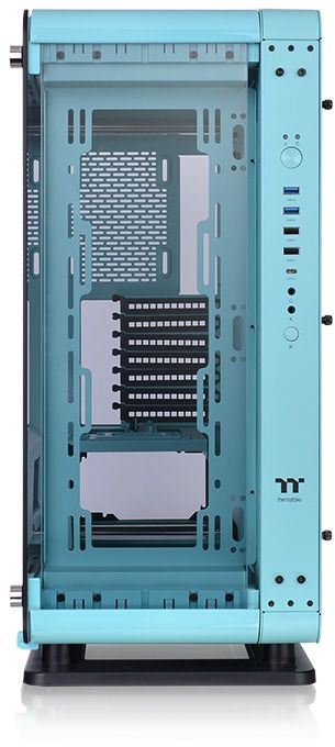 Корпус Thermaltake Core P6 TG Turquoise бирюзовый без БП ATX 10x120mm 6x140mm 2xUSB2.0 2xUSB3.0 audio bott PSU — фото 5