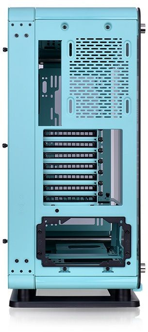 Корпус Thermaltake Core P6 TG Turquoise бирюзовый без БП ATX 10x120mm 6x140mm 2xUSB2.0 2xUSB3.0 audio bott PSU — фото 2