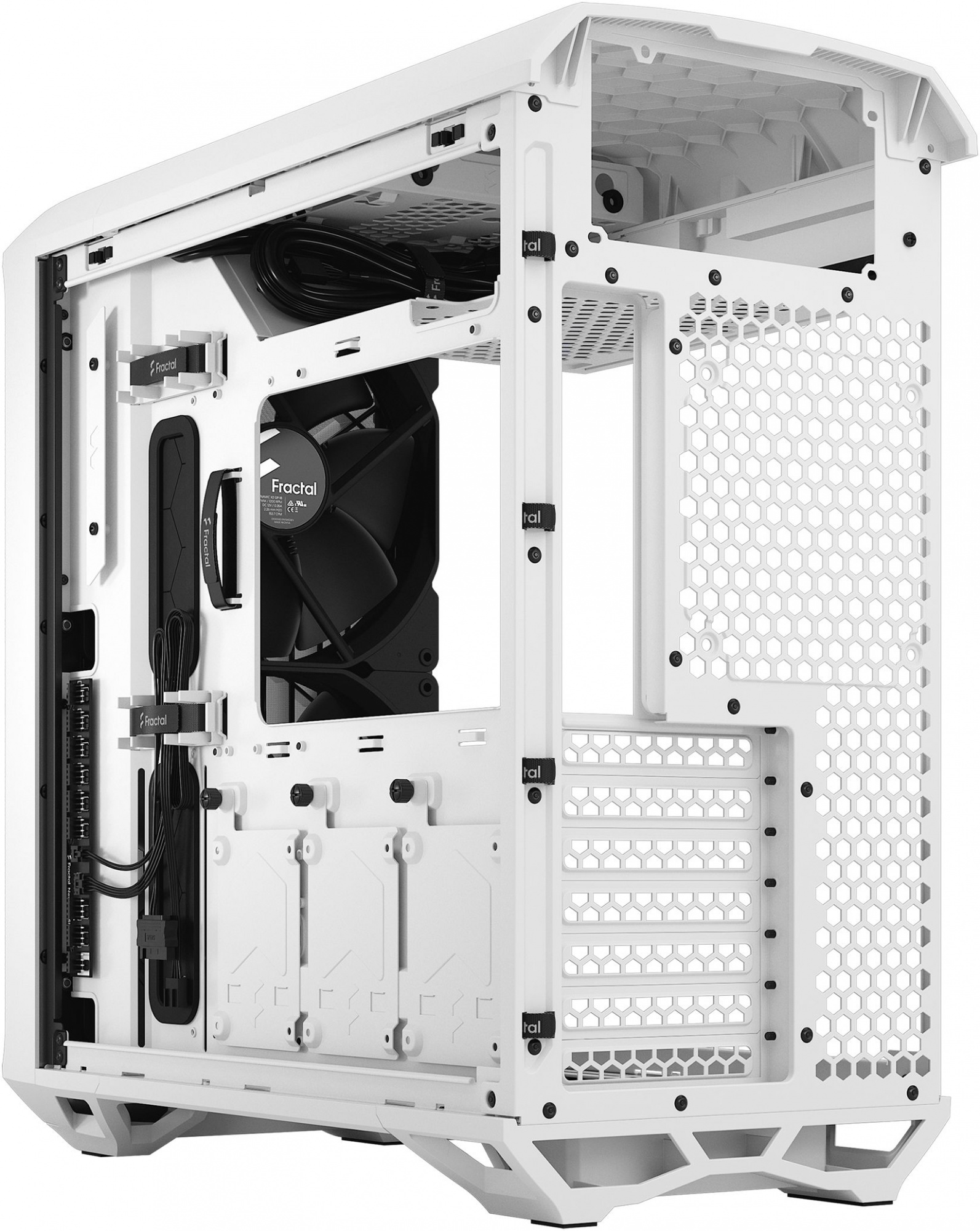 Корпус Fractal Design Torrent Compact TG Clear Tint белый без БП ATX 7x120mm 4x140mm 2x180mm 2xUSB3.0 audio — фото 13