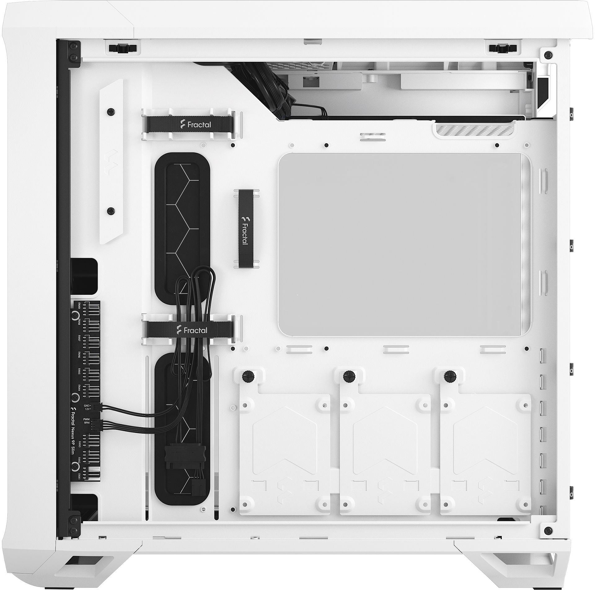 Корпус Fractal Design Torrent Compact TG Clear Tint белый без БП ATX 7x120mm 4x140mm 2x180mm 2xUSB3.0 audio — фото 14