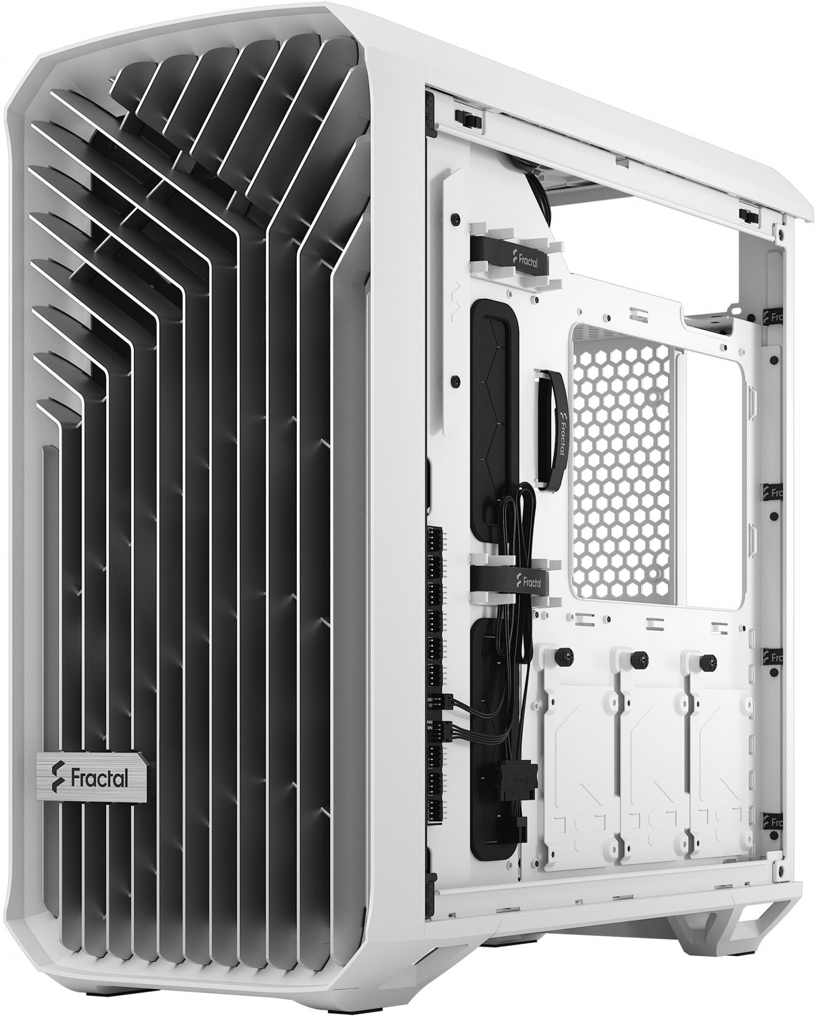 Корпус Fractal Design Torrent Compact TG Clear Tint белый без БП ATX 7x120mm 4x140mm 2x180mm 2xUSB3.0 audio — фото 15