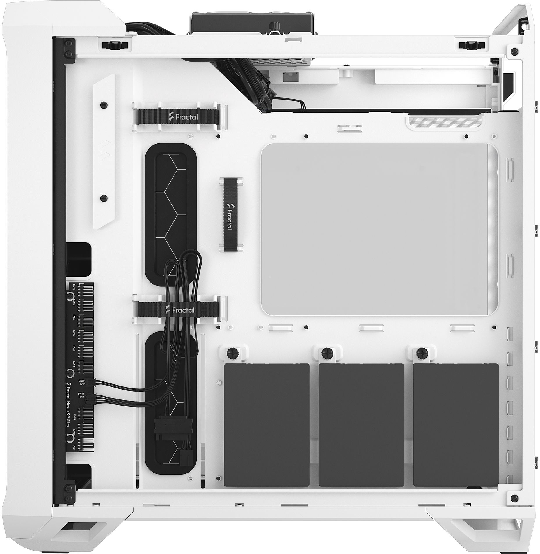 Корпус Fractal Design Torrent Compact TG Clear Tint белый без БП ATX 7x120mm 4x140mm 2x180mm 2xUSB3.0 audio — фото 20
