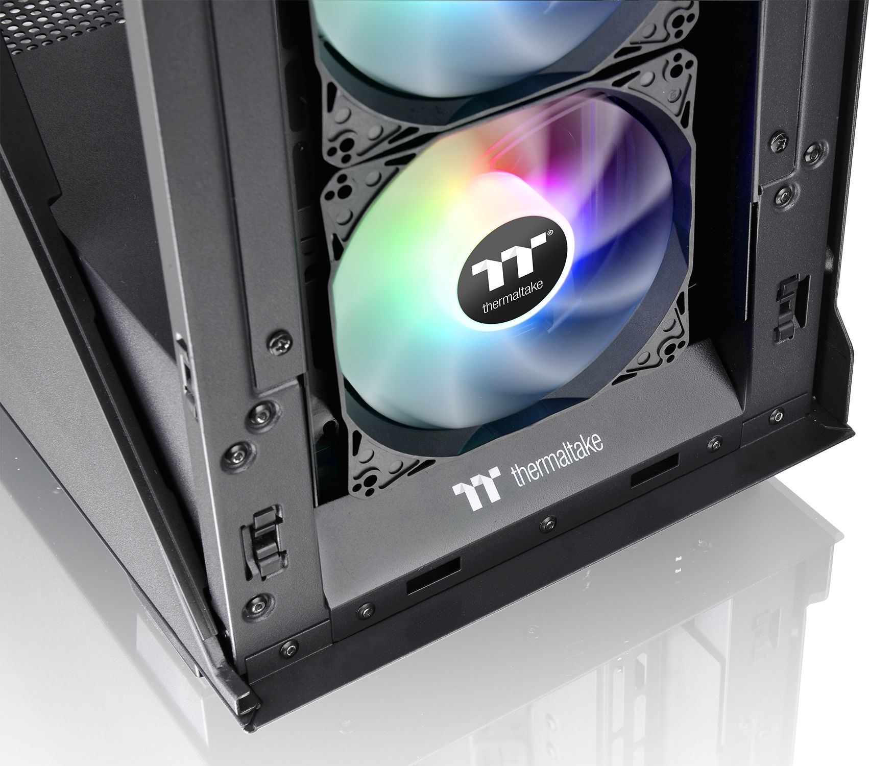 Корпус Thermaltake V350 TG ARGB AIR черный без БП ATX 3x120mm 3x140mm 2xUSB3.0 audio bott PSU — фото 26