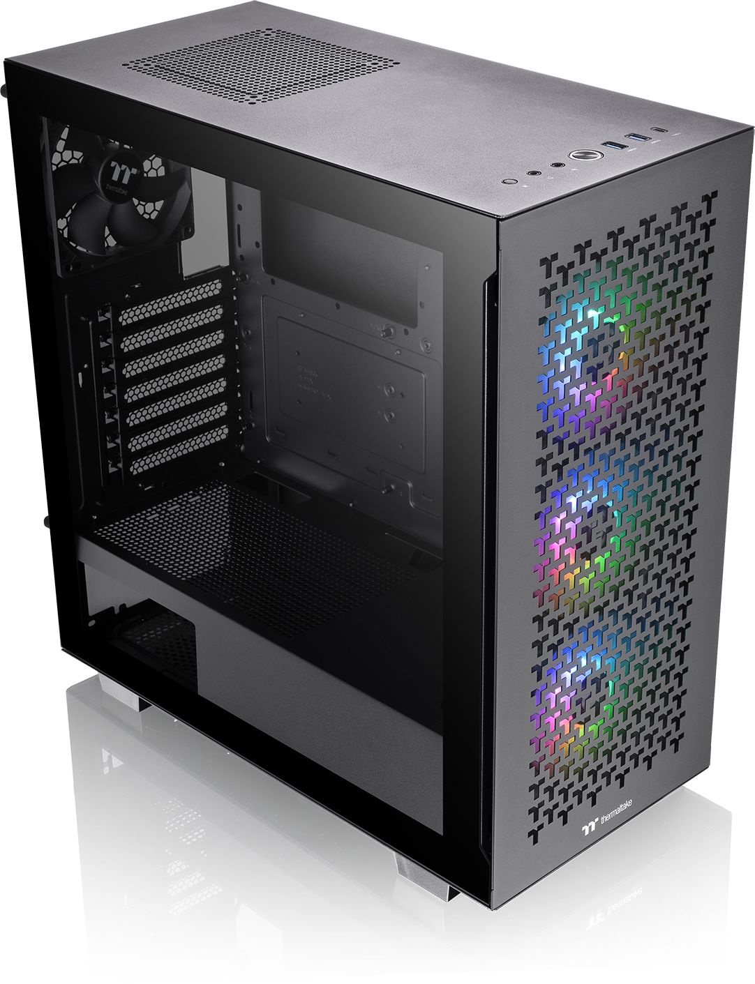 Корпус Thermaltake V350 TG ARGB AIR черный без БП ATX 3x120mm 3x140mm 2xUSB3.0 audio bott PSU — фото 30