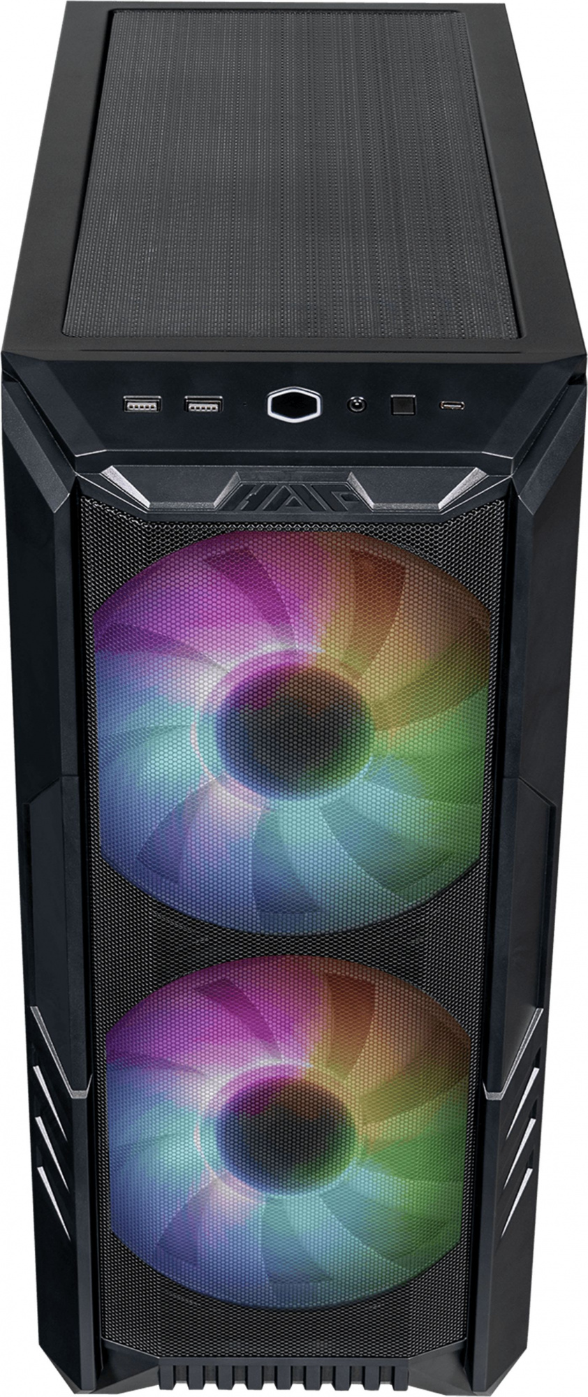 Корпус Cooler Master HAF500 черный без БП ATX 4x120mm 4x140mm 4x200mm 2xUSB3.0 audio bott PSU — фото 5
