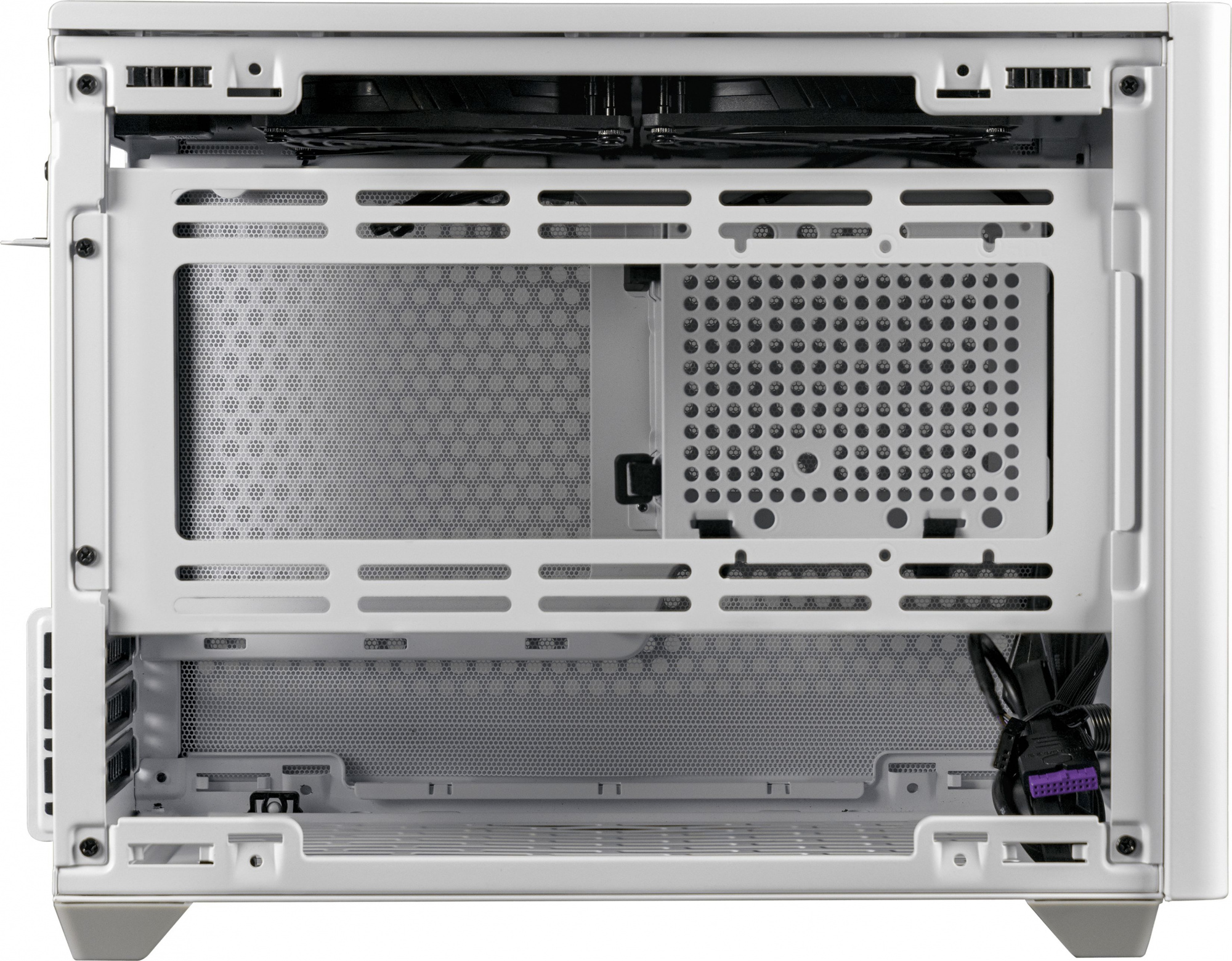 Корпус Cooler Master MasterBox NR200P белый без БП miniITX 1x92mm 4x120mm 2x140mm 2xUSB3.0 audio bott PSU — фото 2