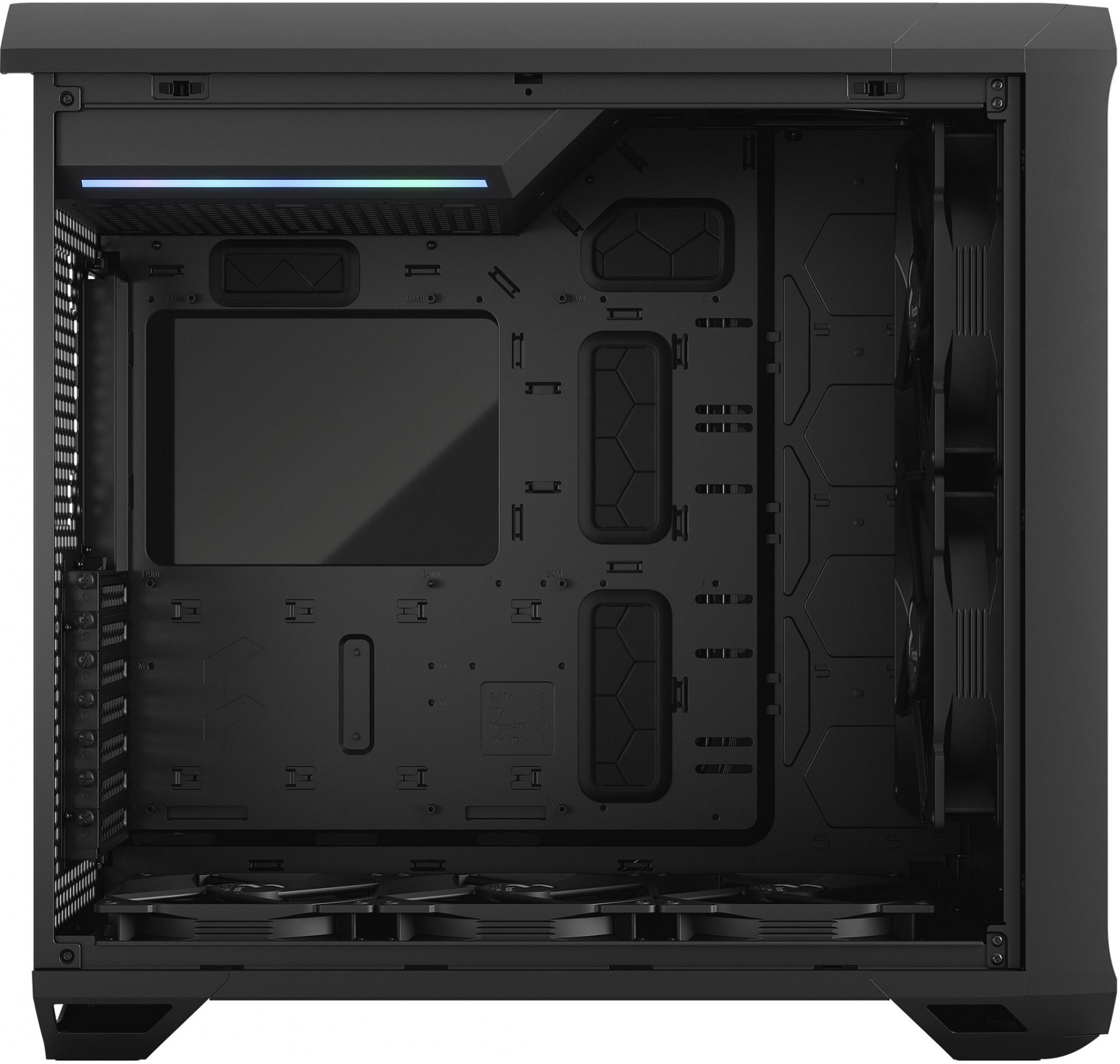 Корпус Fractal Design Torrent Black TG Light Tint черный без БП E-ATX 7x120mm 4x140mm 2x180mm 2xUSB3.0 audio — фото 11
