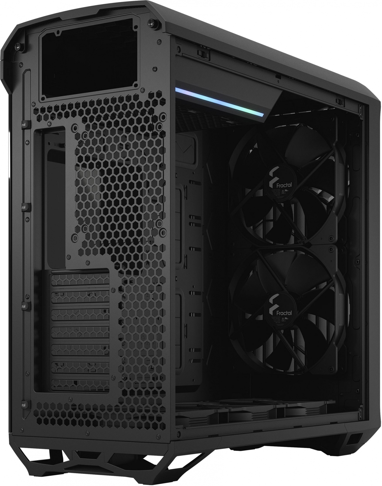 Корпус Fractal Design Torrent Black TG Light Tint черный без БП E-ATX 7x120mm 4x140mm 2x180mm 2xUSB3.0 audio — фото 12