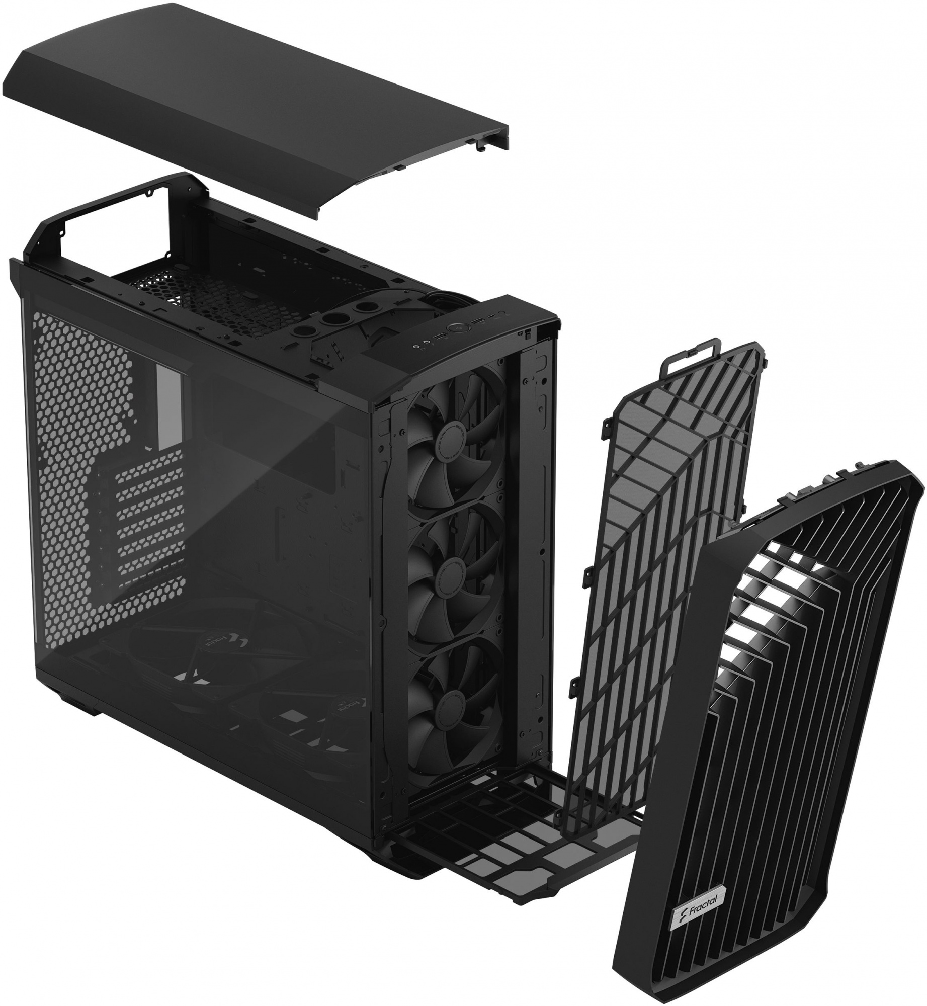 Корпус Fractal Design Torrent Black TG Light Tint черный без БП E-ATX 7x120mm 4x140mm 2x180mm 2xUSB3.0 audio — фото 21