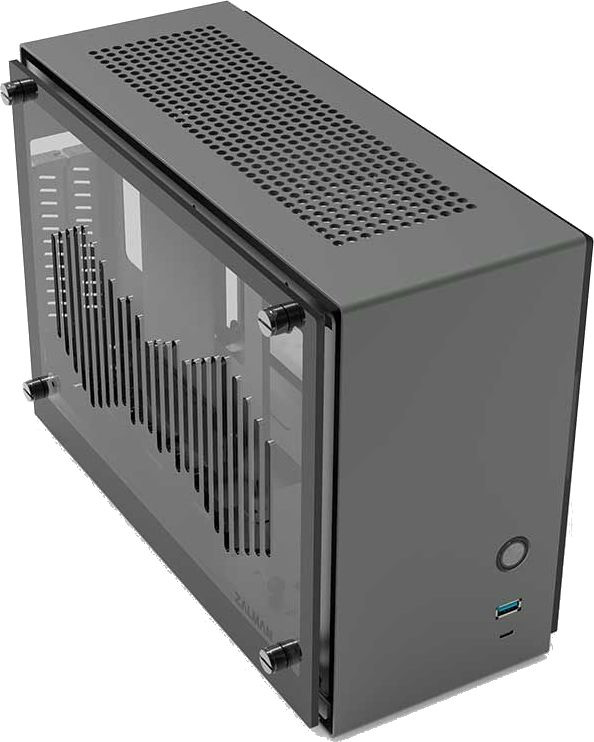 Корпус Zalman M2 Mini Gray серый без БП miniITX 1xUSB3.0 — фото 2