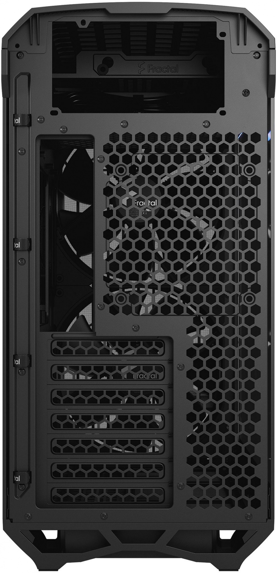 Корпус Fractal Design Torrent Compact TG Dark Tint черный без БП ATX 7x120mm 4x140mm 2x180mm 2xUSB3.0 audio — фото 4