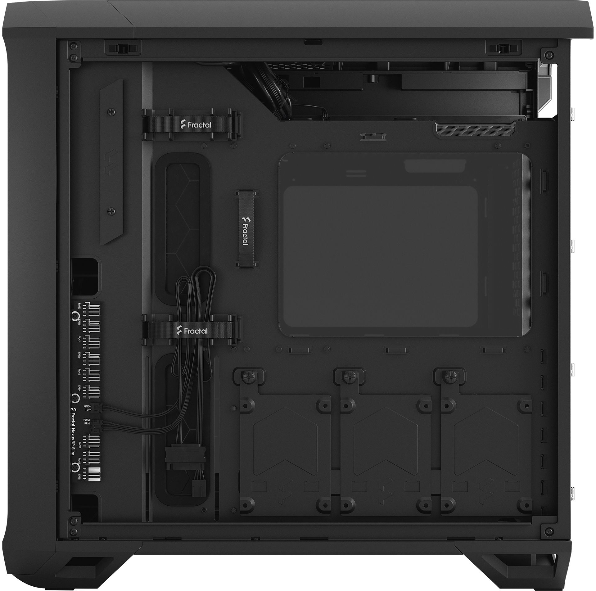 Корпус Fractal Design Torrent Compact TG Dark Tint черный без БП ATX 7x120mm 4x140mm 2x180mm 2xUSB3.0 audio — фото 14