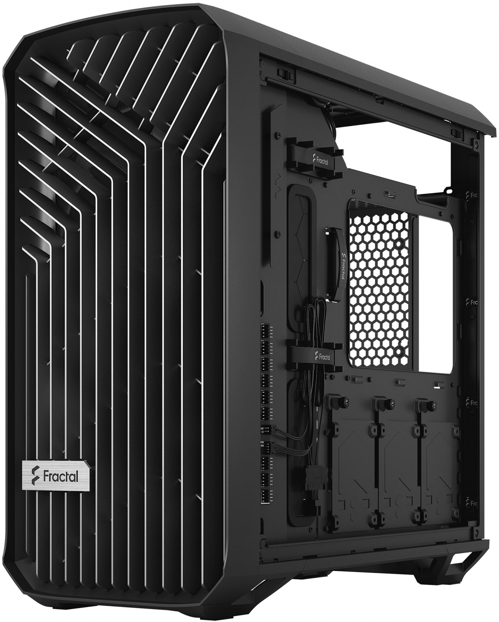 Корпус Fractal Design Torrent Compact TG Dark Tint черный без БП ATX 7x120mm 4x140mm 2x180mm 2xUSB3.0 audio — фото 15