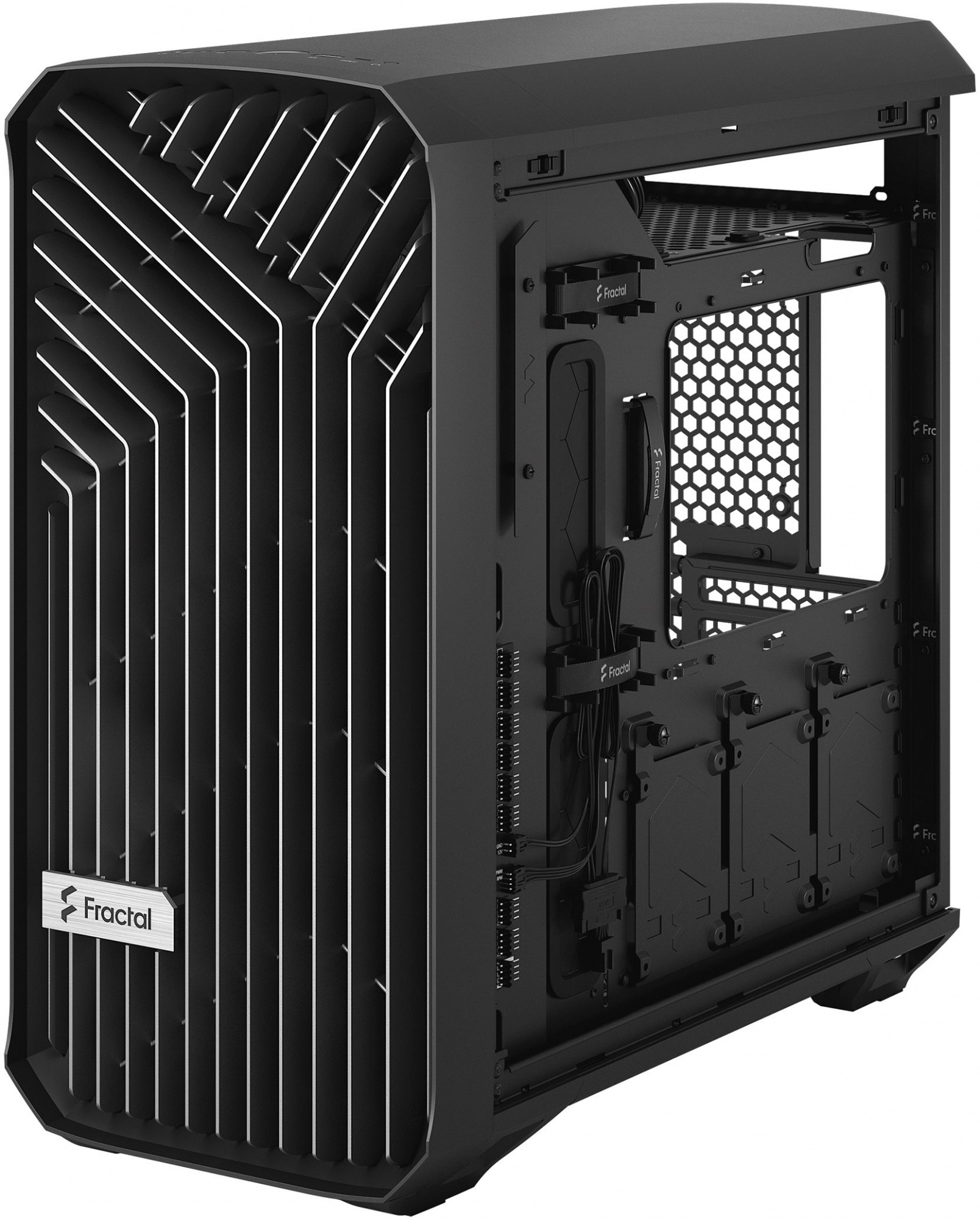 Корпус Fractal Design Torrent Compact TG Dark Tint черный без БП ATX 7x120mm 4x140mm 2x180mm 2xUSB3.0 audio — фото 19