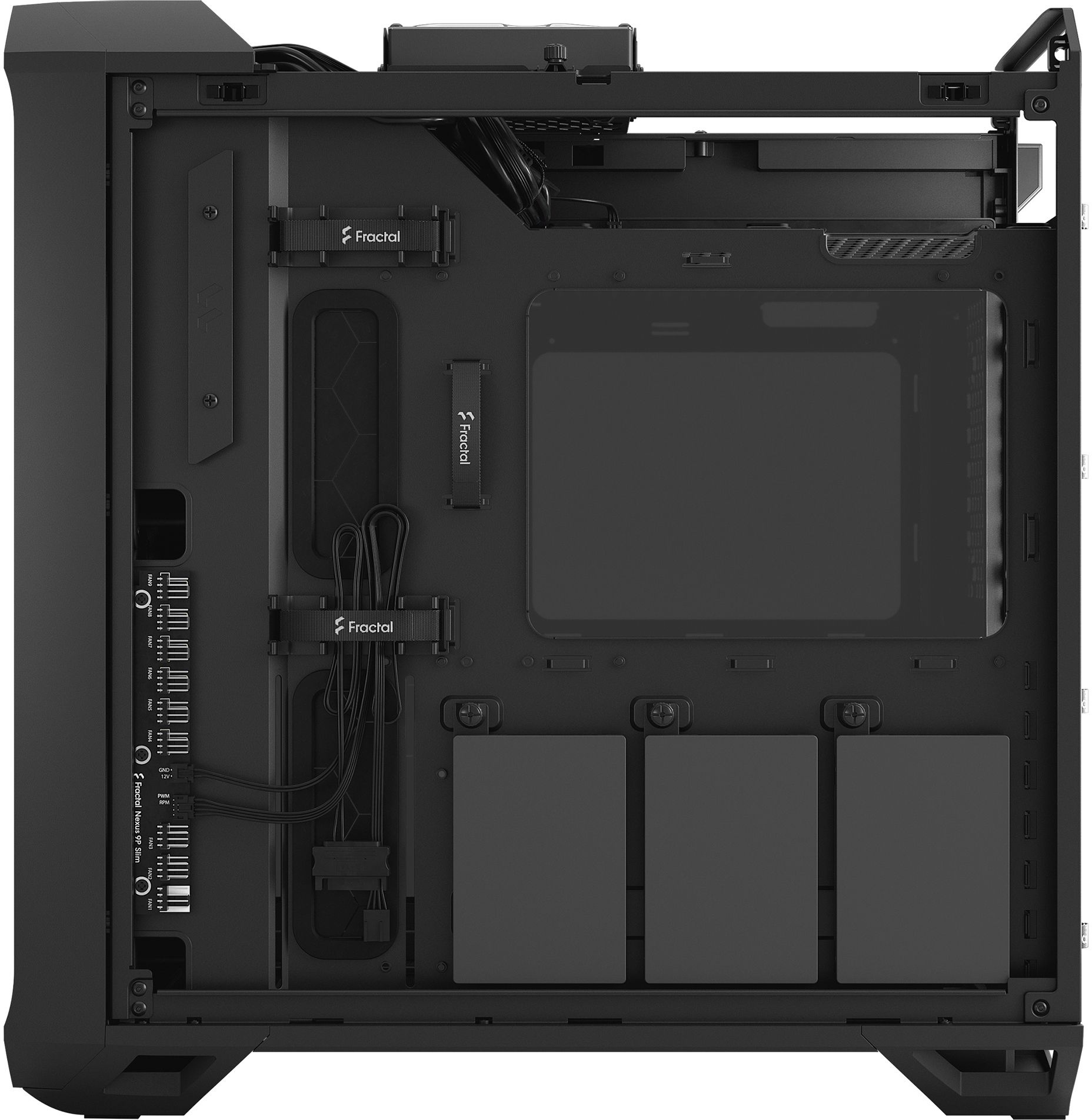 Корпус Fractal Design Torrent Compact TG Dark Tint черный без БП ATX 7x120mm 4x140mm 2x180mm 2xUSB3.0 audio — фото 22