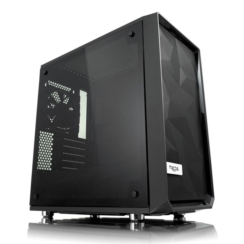 Корпус Fractal Design Meshify Mini C TG черный без БП mATX 5x120mm 4x140mm 2xUSB3.0 audio bott PSU — фото 7