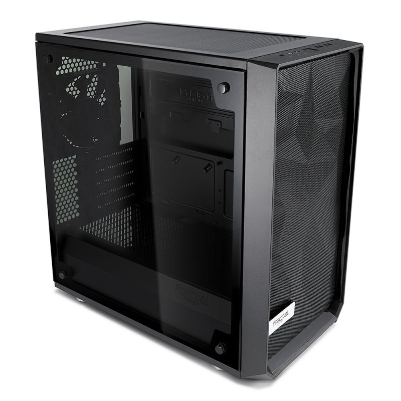 Корпус Fractal Design Meshify Mini C TG черный без БП mATX 5x120mm 4x140mm 2xUSB3.0 audio bott PSU — фото 3