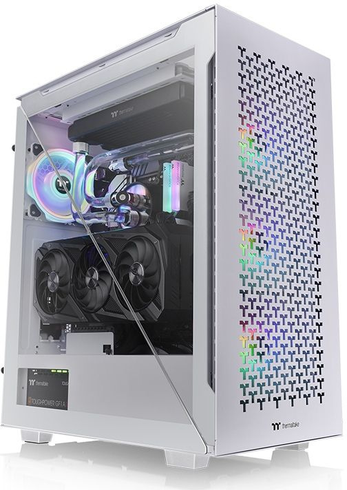 Корпус Thermaltake Divider 500 TG Air Snow белый без БП ATX 8x120mm 5x140mm 2xUSB3.0 audio bott PSU — фото 3