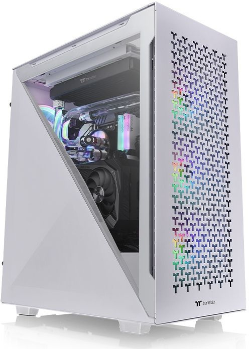 Корпус Thermaltake Divider 500 TG Air Snow белый без БП ATX 8x120mm 5x140mm 2xUSB3.0 audio bott PSU