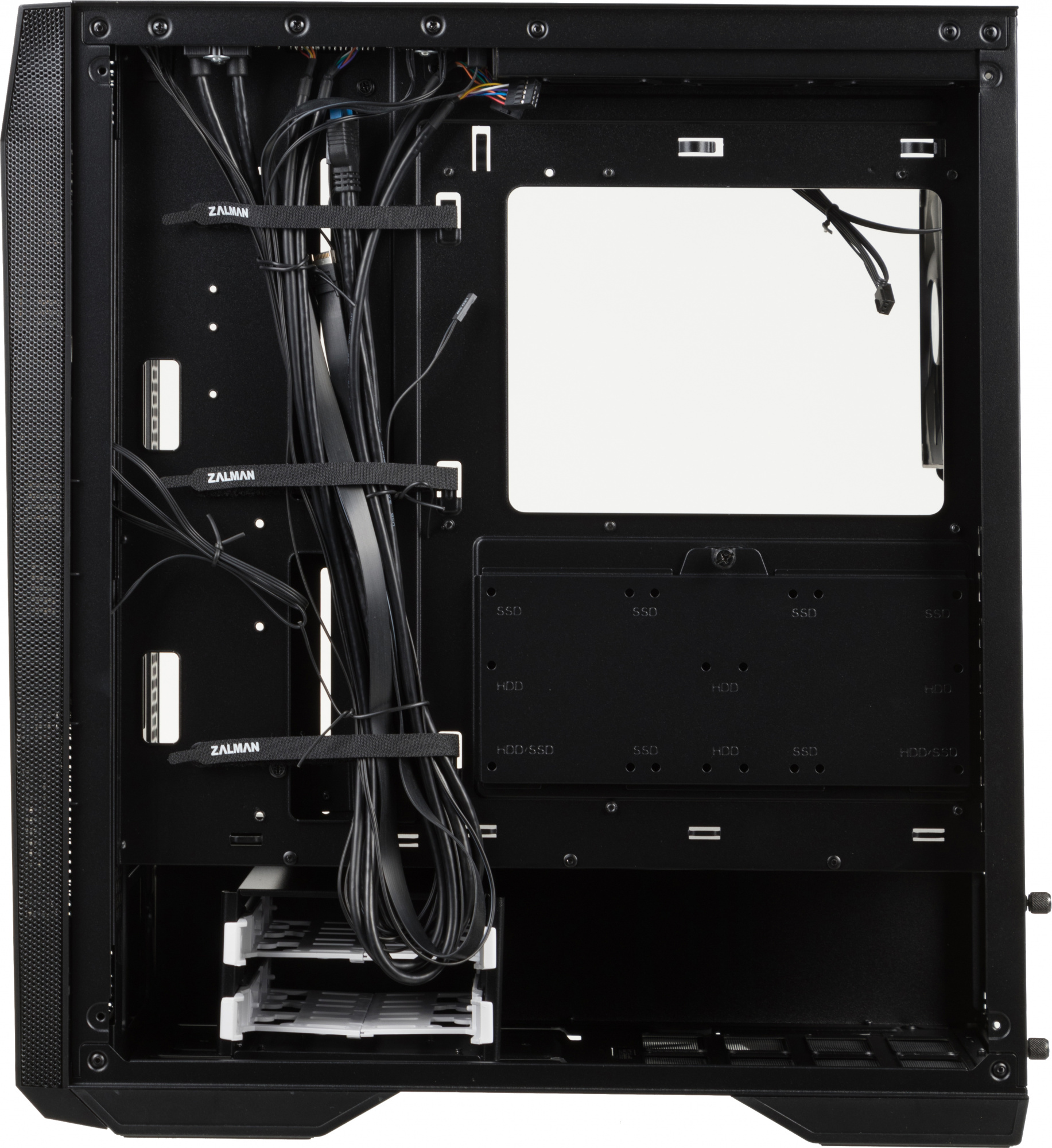 Корпус Zalman Z9 Iceberg черный без БП E-ATX 6x120mm 6x140mm 2x200mm 2xUSB2.0 2xUSB3.0 audio bott PSU — фото 29