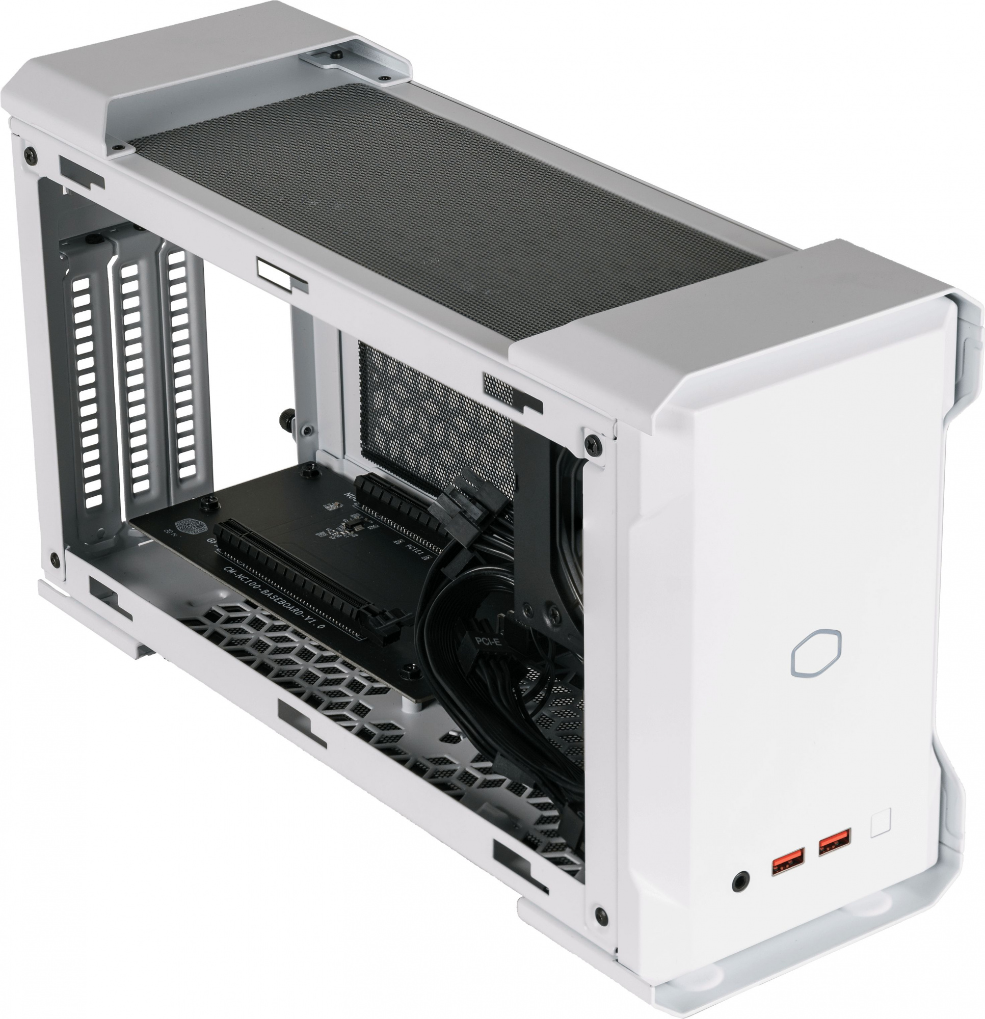 Корпус Cooler Master MasterCase NC100 белый без БП 650W ATX 2xUSB3.1 audio bott PSU — фото 3