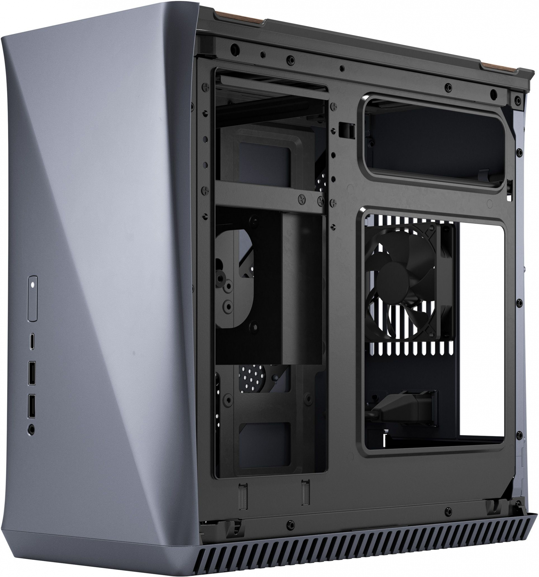Корпус Fractal Design ERA ITX серый без БП miniITX 2x120mm 2x140mm 2xUSB3.0 audio — фото 10