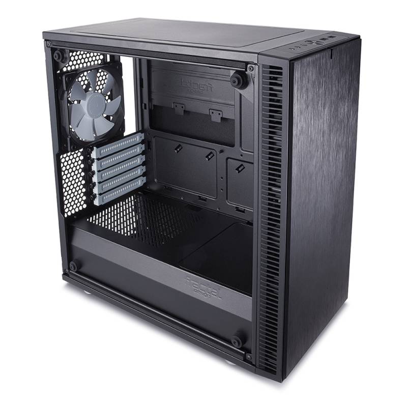 Корпус Fractal Design Define Mini C TG черный без БП mATX 5x120mm 4x140mm 2xUSB3.0 audio bott PSU — фото 4