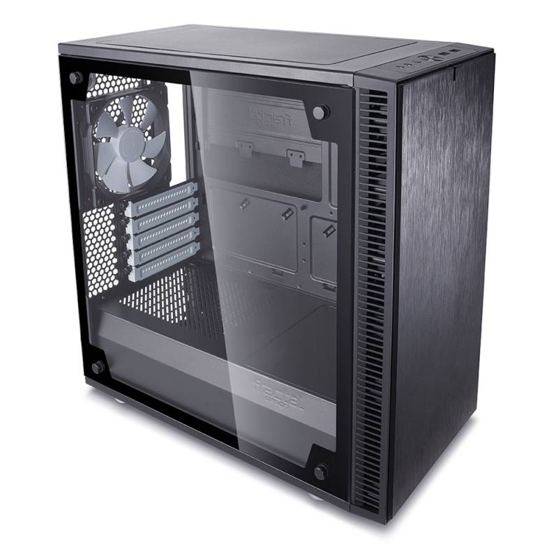 Корпус Fractal Design Define Mini C TG черный без БП mATX 5x120mm 4x140mm 2xUSB3.0 audio bott PSU — фото 5