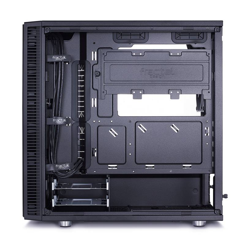 Корпус Fractal Design Define Mini C TG черный без БП mATX 5x120mm 4x140mm 2xUSB3.0 audio bott PSU — фото 6