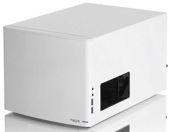 Корпус Fractal Design Node 304 белый без БП miniITX 2x92mm 1x140mm 2xUSB3.0 audio bott PSU — фото 2