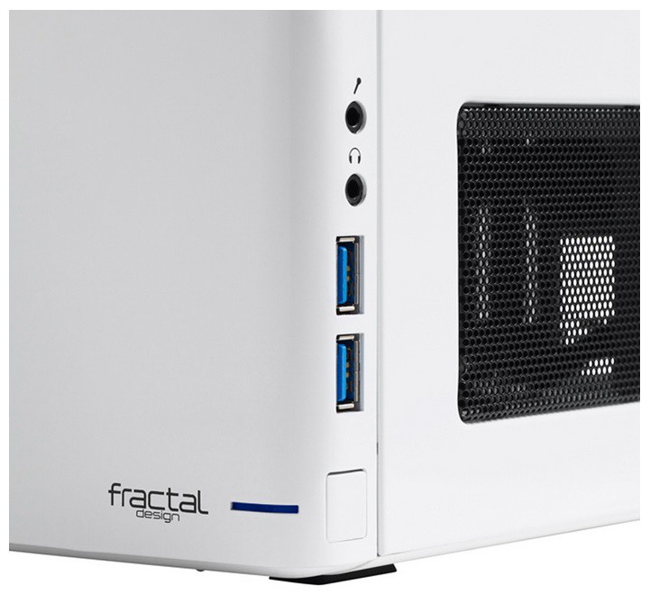 Корпус Fractal Design Node 304 белый без БП miniITX 2x92mm 1x140mm 2xUSB3.0 audio bott PSU — фото 4