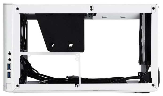 Корпус Fractal Design Node 304 белый без БП miniITX 2x92mm 1x140mm 2xUSB3.0 audio bott PSU — фото 7