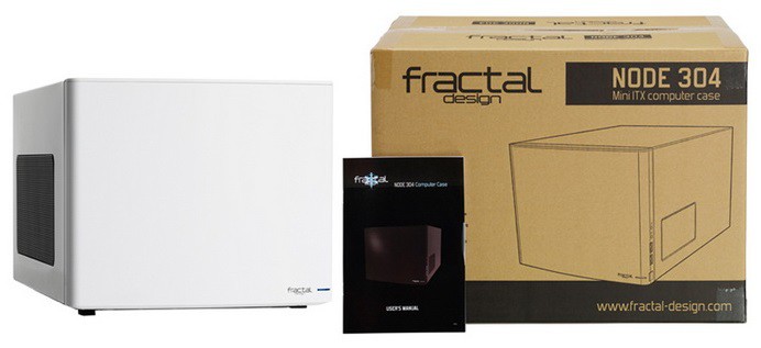 Корпус Fractal Design Node 304 белый без БП miniITX 2x92mm 1x140mm 2xUSB3.0 audio bott PSU — фото 10