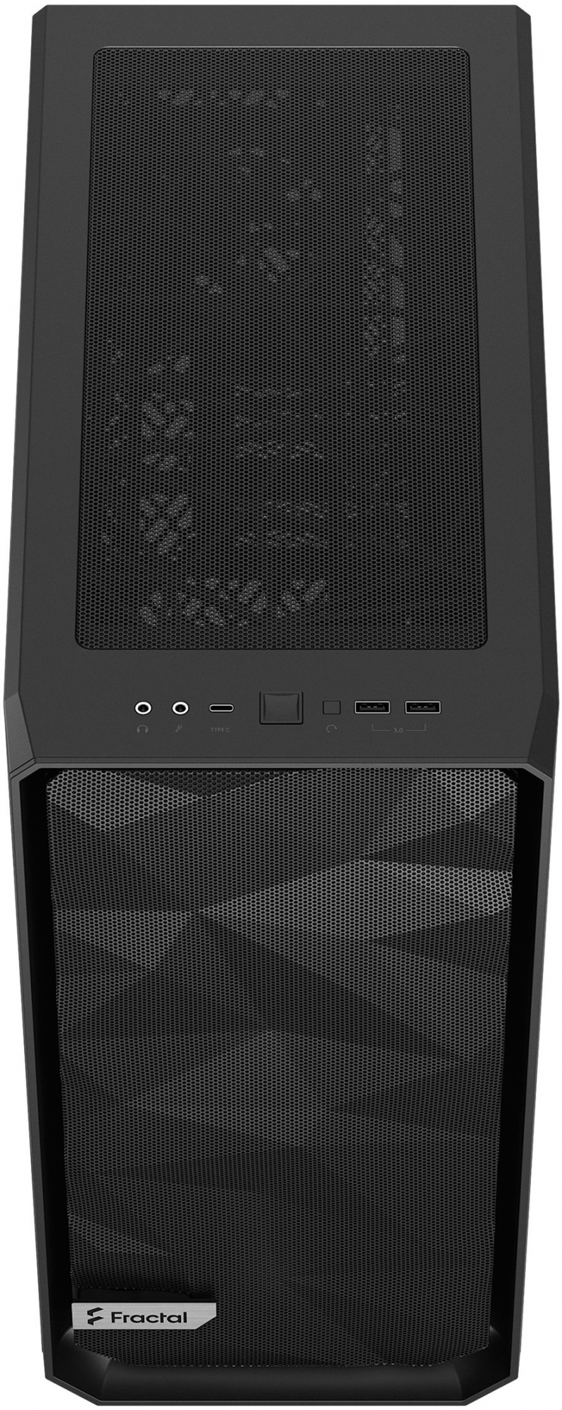 Корпус Fractal Design Meshify 2 Compact Solid черный без БП ATX 5x120mm 4x140mm 2xUSB3.0 audio bott PSU — фото 9