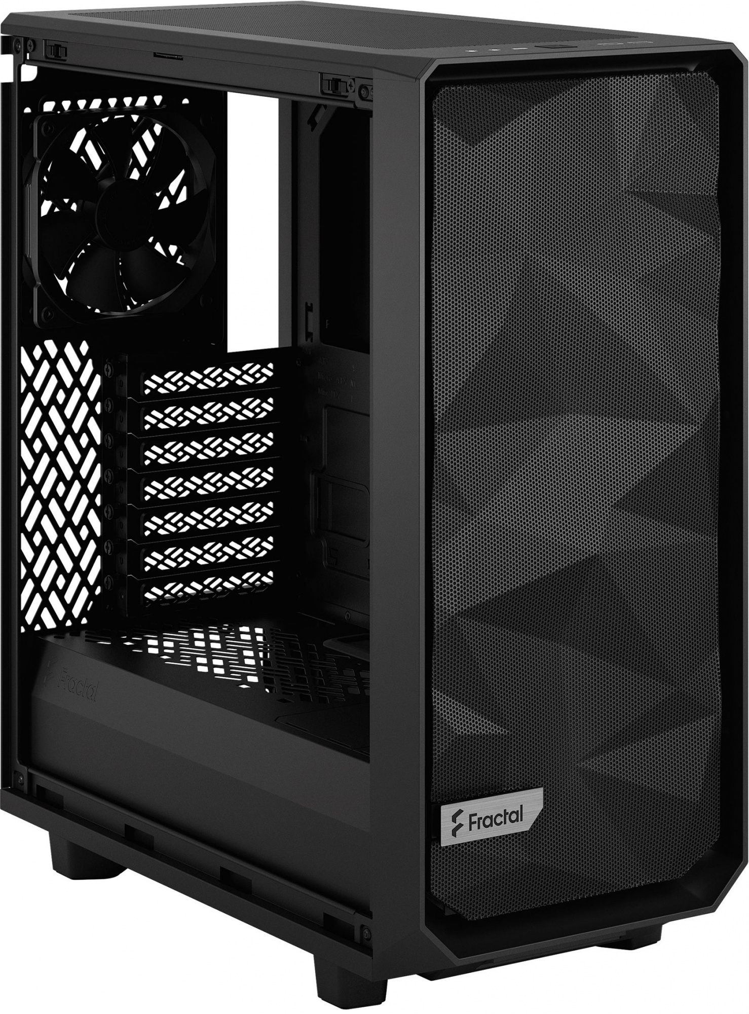 Корпус Fractal Design Meshify 2 Compact Solid черный без БП ATX 5x120mm 4x140mm 2xUSB3.0 audio bott PSU — фото 10