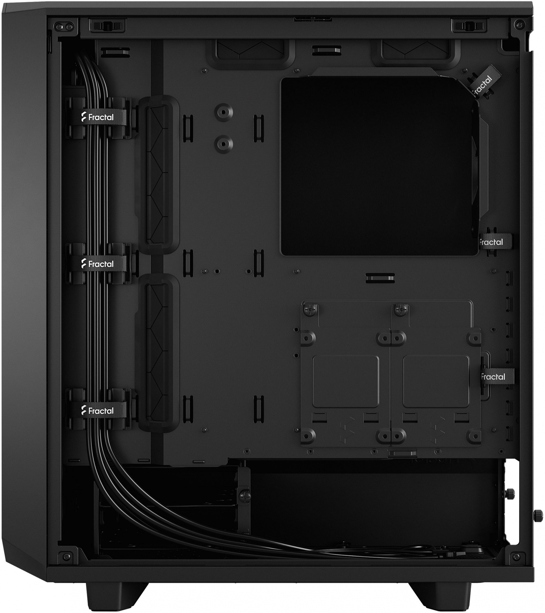 Корпус Fractal Design Meshify 2 Compact Solid черный без БП ATX 5x120mm 4x140mm 2xUSB3.0 audio bott PSU — фото 13
