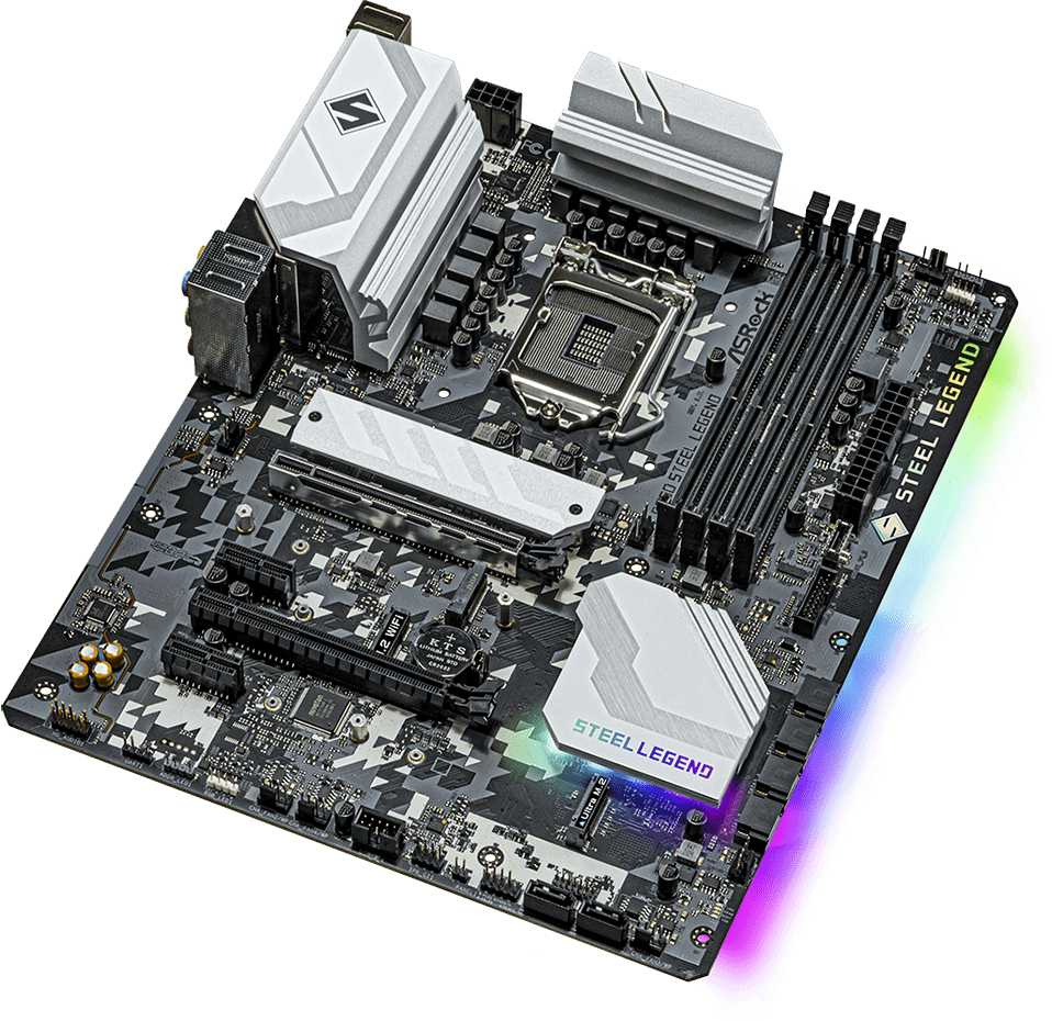 Материнская плата Asrock B560 STEEL LEGEND Soc-1200 Intel B560 4xDDR4 ATX AC`97 8ch(7.1) 2.5Gg+HDMI+DP — фото 5