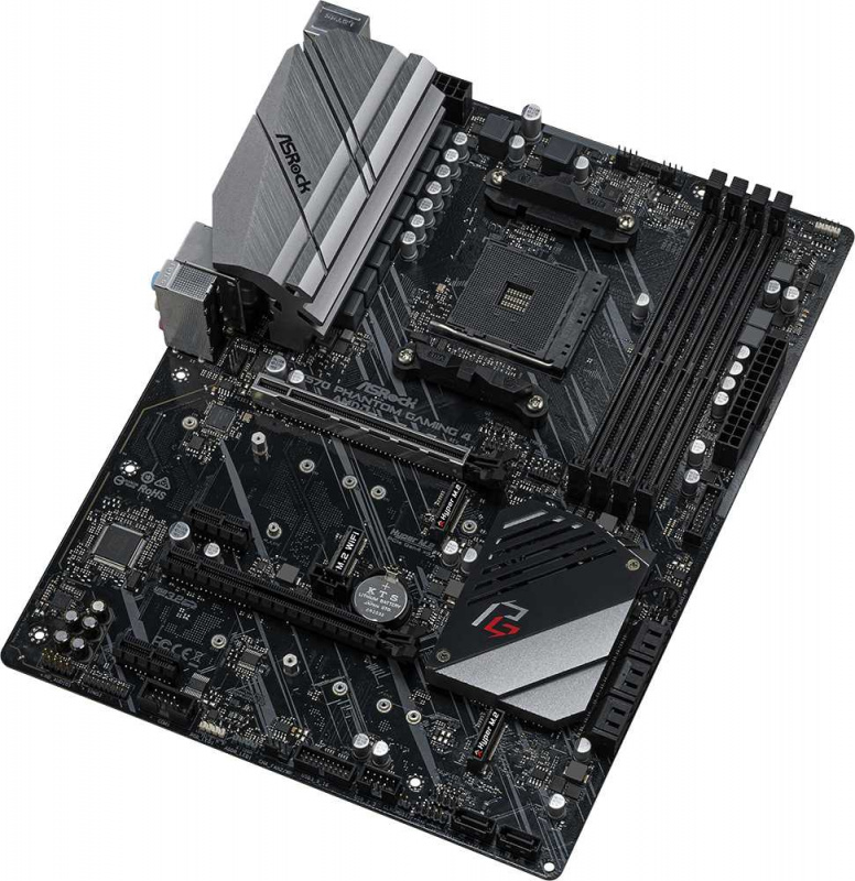 Материнская плата Asrock X570 PHANTOM GAMING 4 Soc-AM4 AMD X570 4xDDR4 ATX AC`97 8ch(7.1) GbLAN RAID+HDMI+DP — фото 4