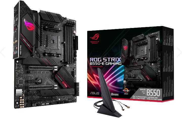 Материнская плата Asus ROG STRIX B550-E GAMING Soc-AM4 AMD B550 4xDDR4 ATX AC`97 8ch(7.1) 2.5Gg RAID+HDMI+DP — фото 8