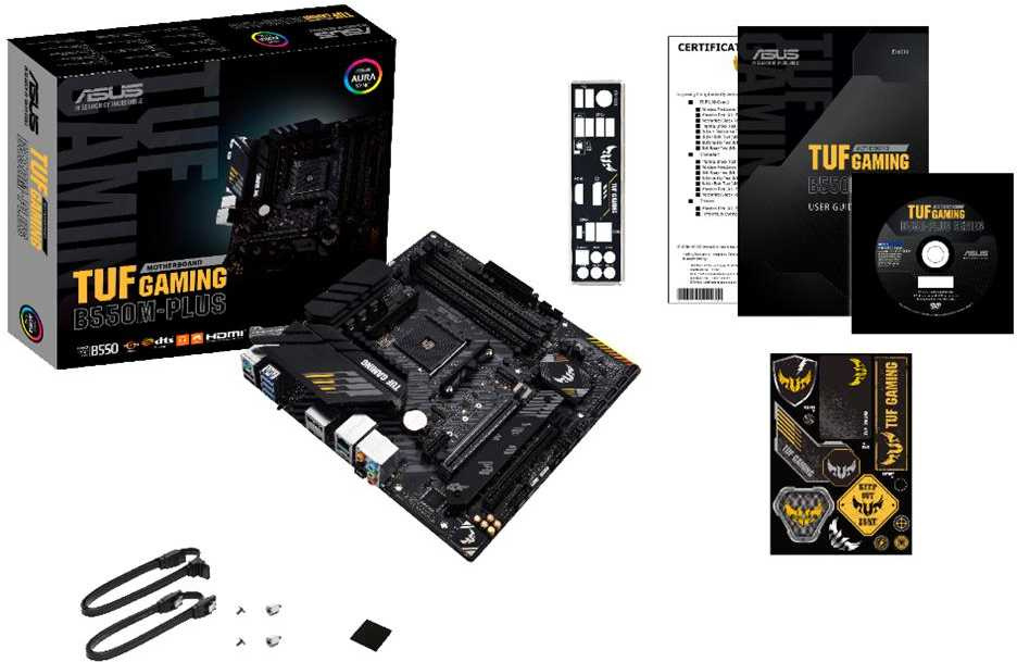 Материнская плата Asus TUF GAMING B550M-PLUS Soc-AM4 AMD B550 4xDDR4 mATX AC`97 8ch(7.1) 2.5Gg RAID+HDMI+DP — фото 5