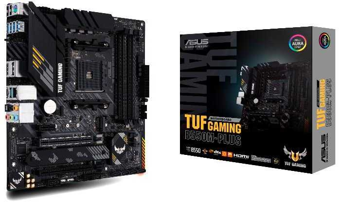 Материнская плата Asus TUF GAMING B550M-PLUS Soc-AM4 AMD B550 4xDDR4 mATX AC`97 8ch(7.1) 2.5Gg RAID+HDMI+DP — фото 6