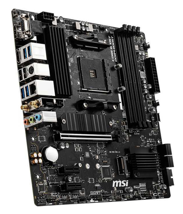 Материнская плата MSI B550M PRO-VDH WIFI Soc-AM4 AMD B550 4xDDR4 mATX AC`97 8ch(7.1) GbLAN RAID+HDMI+DP — фото 3