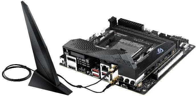 Материнская плата Asus ROG STRIX B550-I GAMING Soc-AM4 AMD B550 2xDDR4 mini-ITX AC`97 8ch(7.1) 2.5Gg RAID+HDMI+DP — фото 6