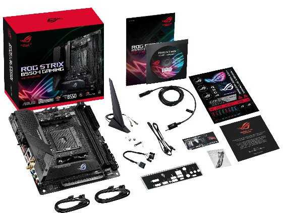 Материнская плата Asus ROG STRIX B550-I GAMING Soc-AM4 AMD B550 2xDDR4 mini-ITX AC`97 8ch(7.1) 2.5Gg RAID+HDMI+DP — фото 8