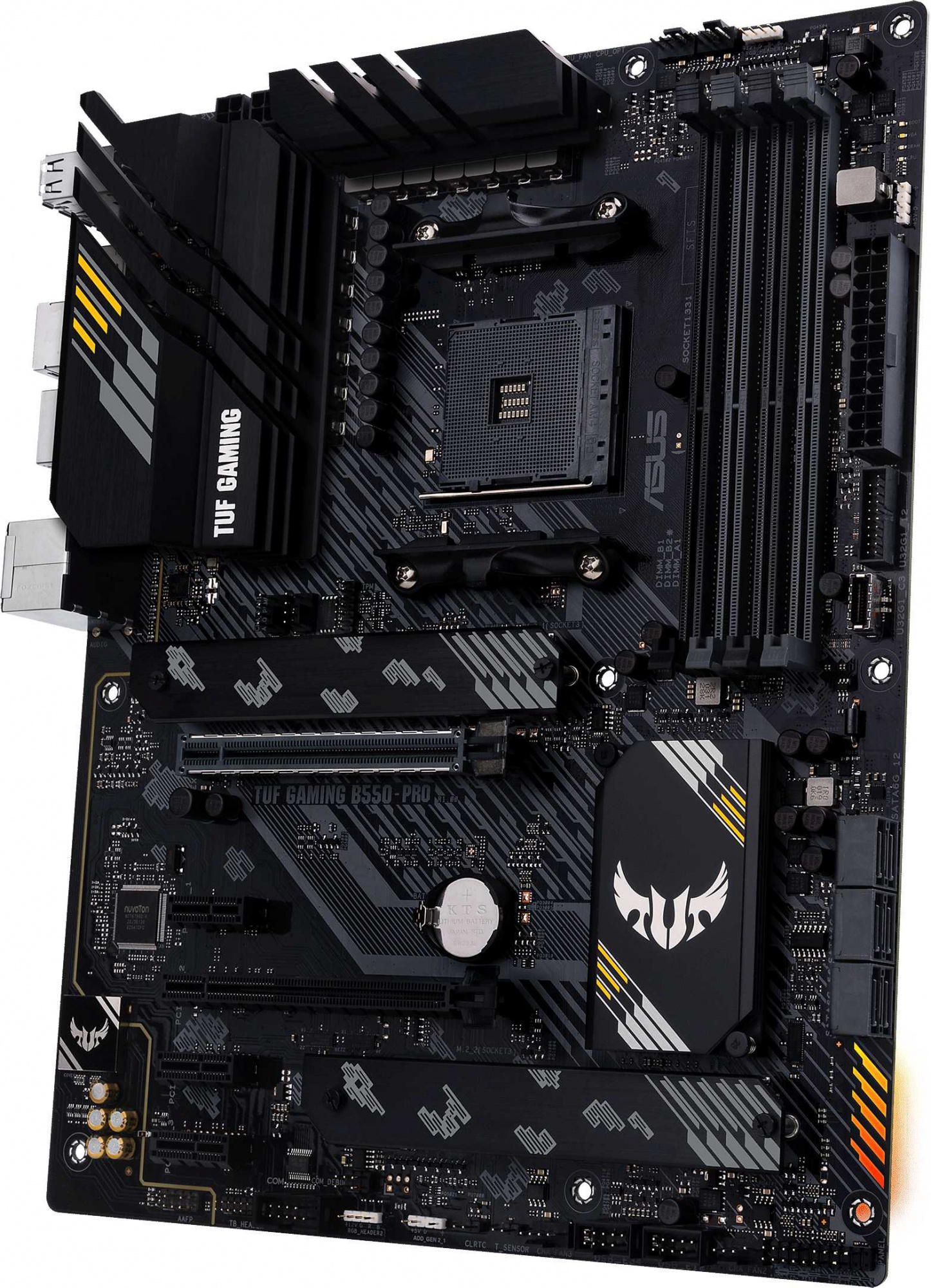 Материнская плата Asus TUF GAMING B550-PRO Soc-AM4 AMD B550 4xDDR4 ATX AC`97 8ch(7.1) 2.5Gg RAID+HDMI+DP — фото 3