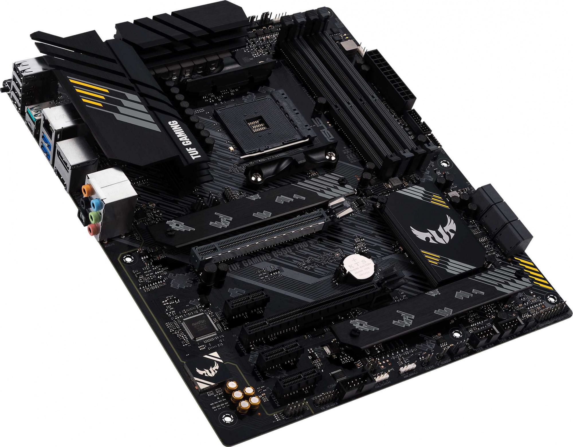 Материнская плата Asus TUF GAMING B550-PRO Soc-AM4 AMD B550 4xDDR4 ATX AC`97 8ch(7.1) 2.5Gg RAID+HDMI+DP — фото 4