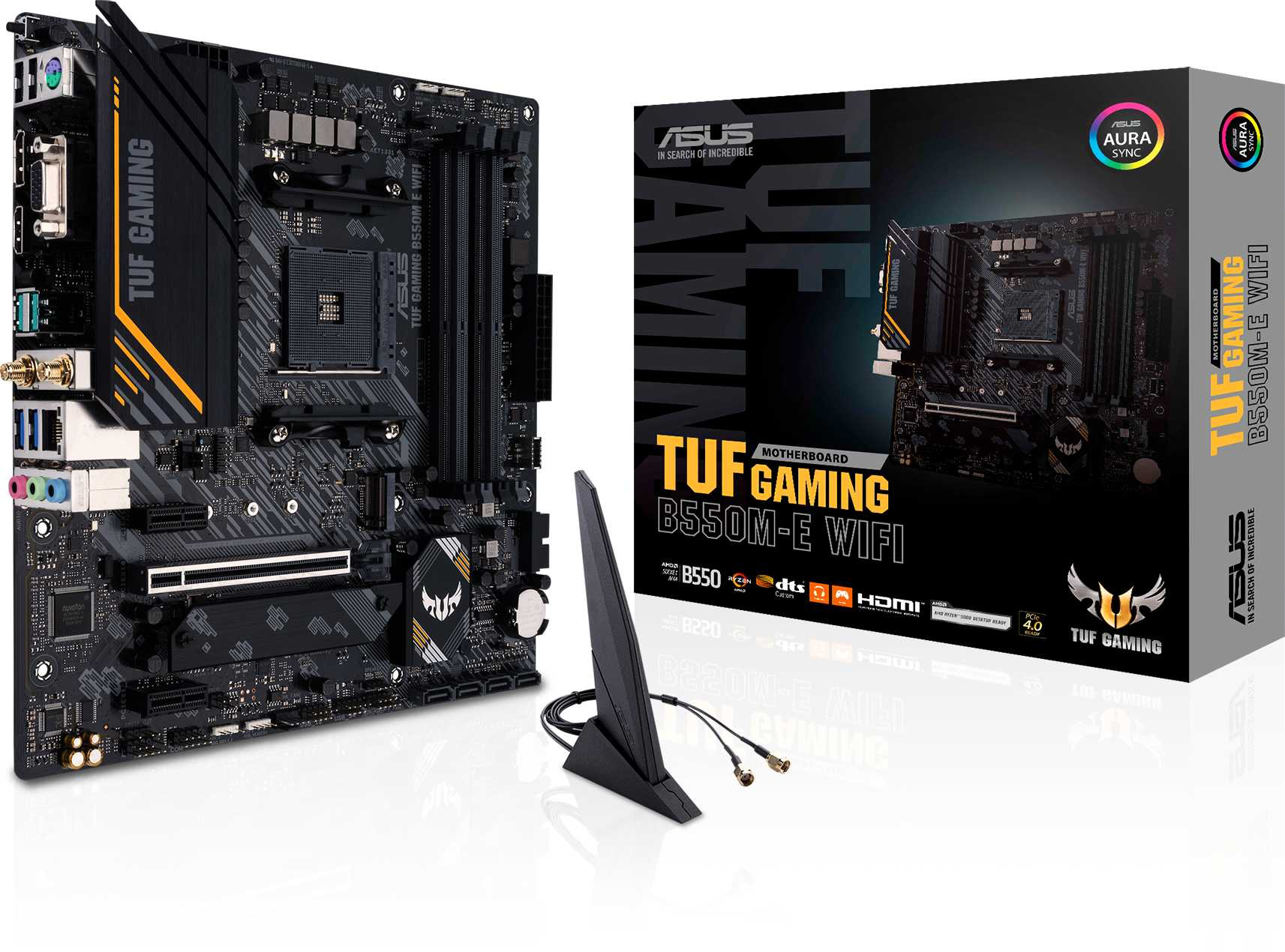 Материнская плата Asus TUF GAMING B550M-E WIFI Soc-AM4 AMD B550 4xDDR4 mATX AC`97 8ch(7.1) GbLAN RAID+VGA+HDMI+DP — фото 7