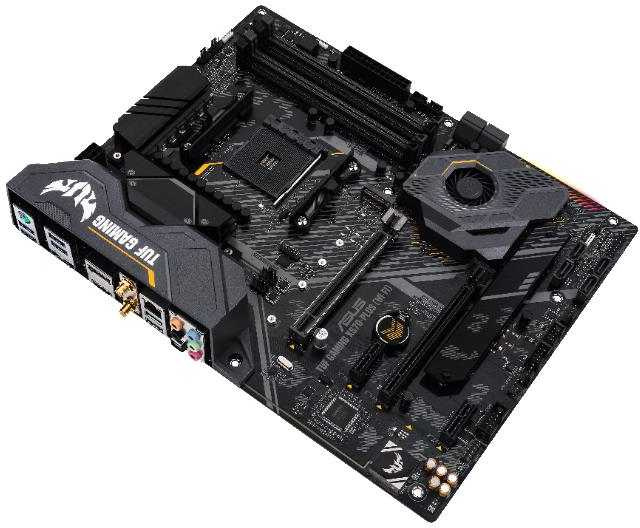Материнская плата Asus TUF GAMING X570-PLUS (WI-FI) Soc-AM4 AMD X570 4xDDR4 ATX AC`97 8ch(7.1) GbLAN RAID+HDMI+DP — фото 4